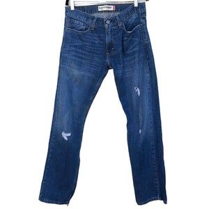 Men’s‎ 514 Slim Straight Leg Distressed 100% Cotton Levi's Red Tab Jeans 32x34